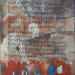 encre, pastel, papier, Népal (2021-24)